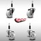 Service Caster 3'' SS Nylon Wheel Swivel 7/8'' Expanding Stem Caster Set 2 Brakes, 4PK SCC-SSEX20S314-NYS-2-TLB-2-78 - alternate 5